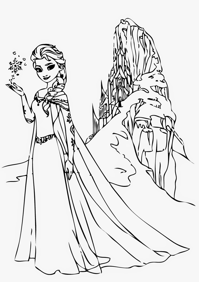The Snow Queen Coloring Pages Download And Print For Free LOL 