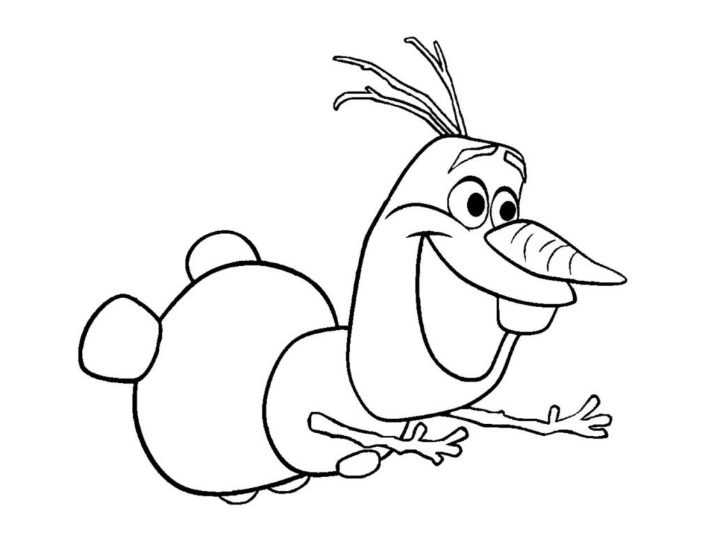 Fun Olaf Coloring Pages