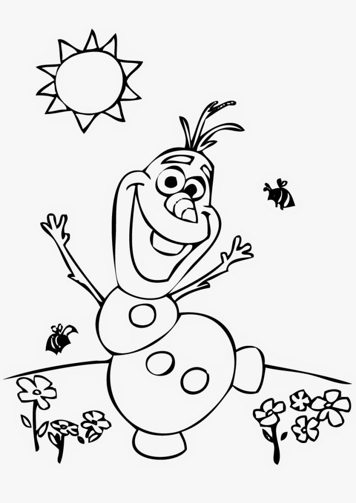 Olaf Coloring Page Images