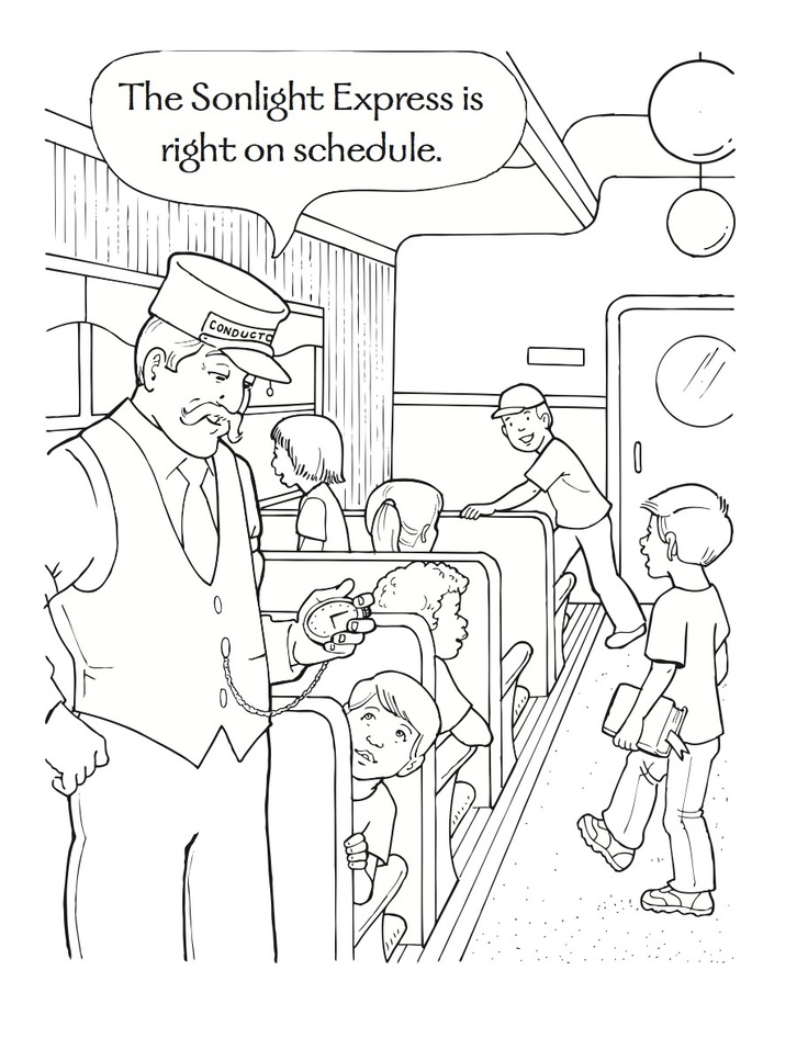 Polar Express Coloring Pages - Best Coloring Pages For Kids