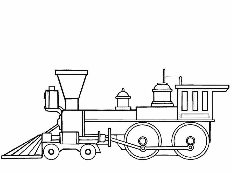 Polar Express Engine Coloring Pages