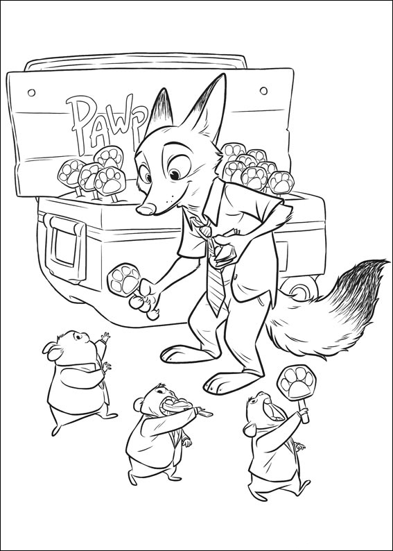 Zootopia Coloring Pages - Best Coloring Pages For Kids