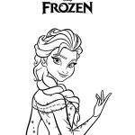 Printable Frozen Elsa Coloring Pages