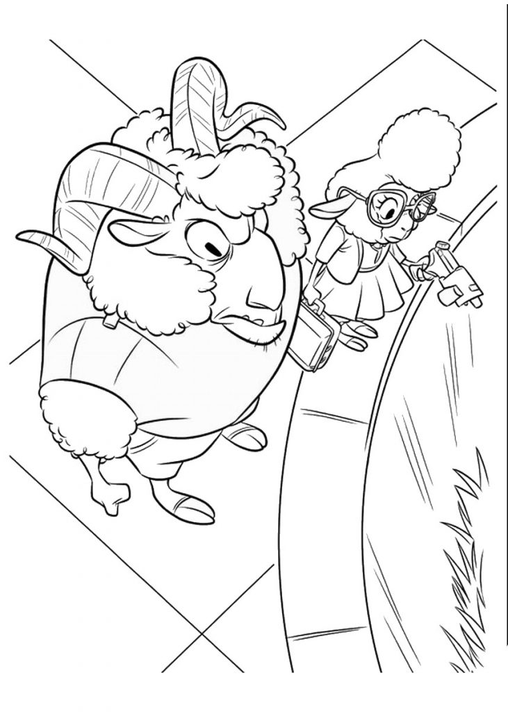 Zootopia Coloring Page Images