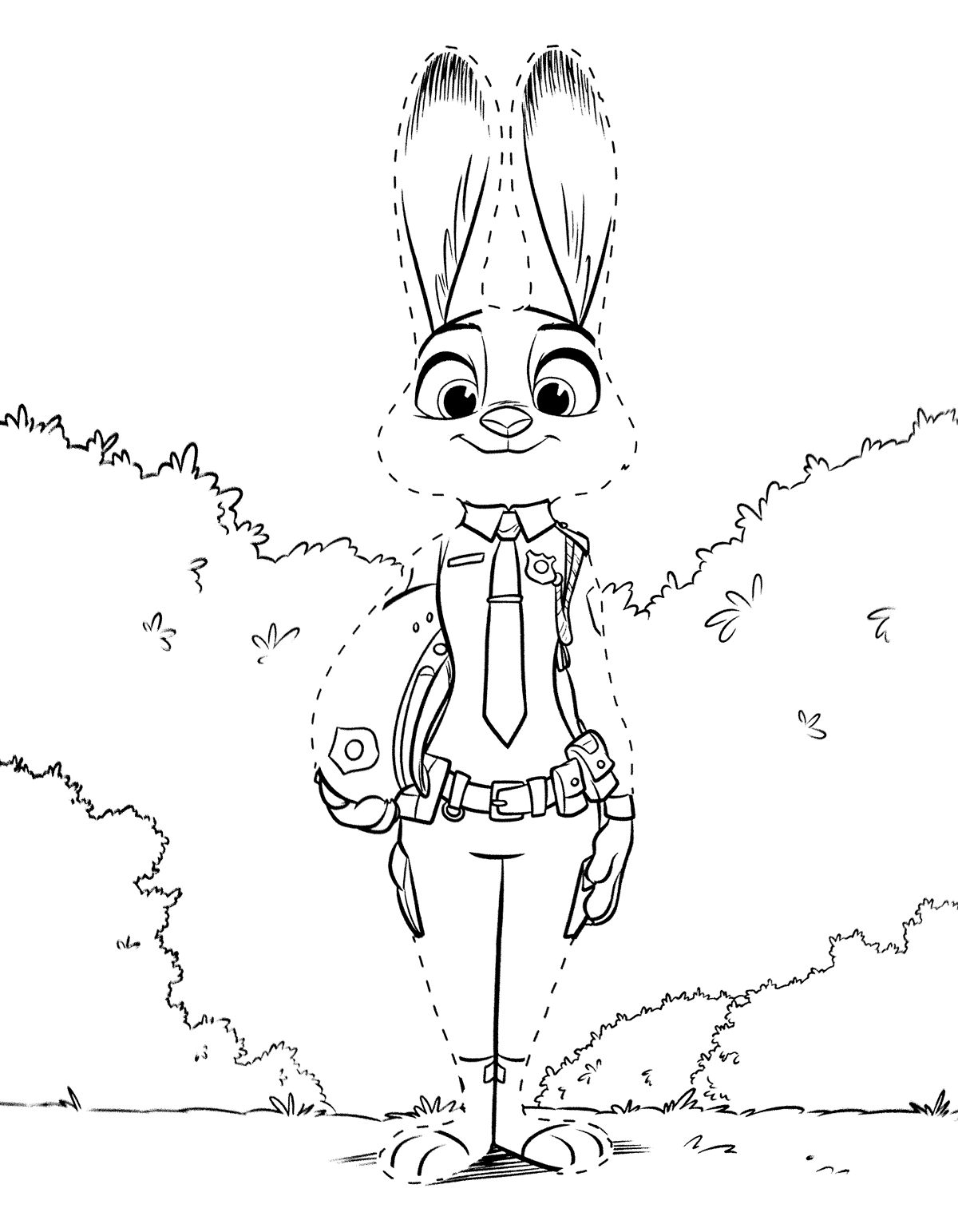 Zootopia Coloring Pages - Best Coloring Pages For Kids