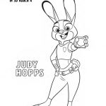 Zootopia Coloring Pages- Judy Hopps