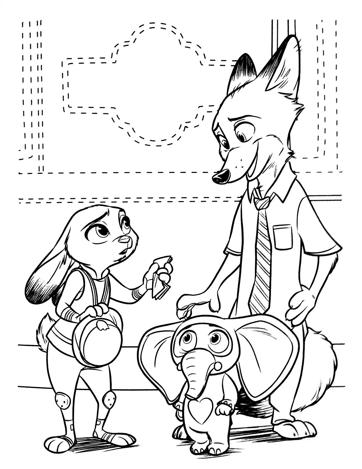 Zootopia Coloring Pages   Best Coloring Pages For Kids