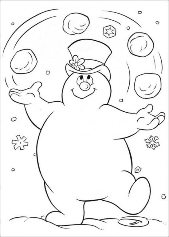 Frosty The Snowmancoloring Pages 9