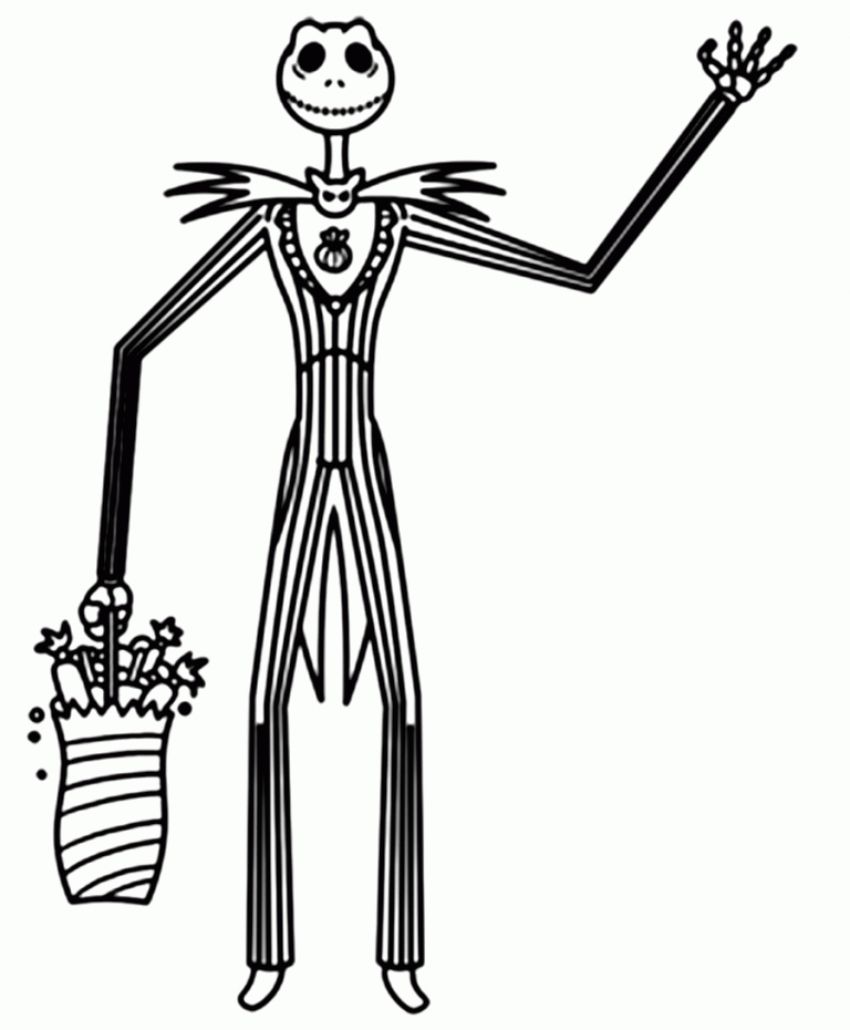 Free Printable Nightmare Before Christmas Coloring Pages - Best ...