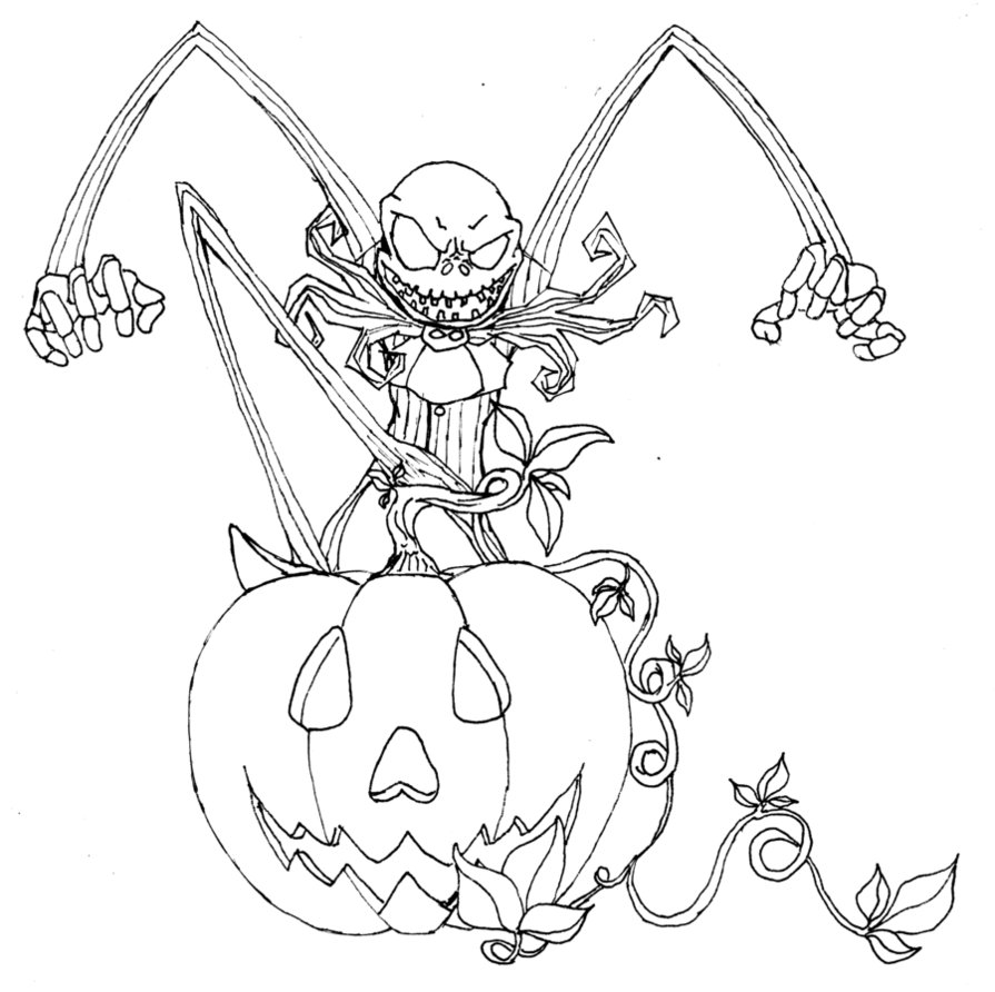 Free Printable Nightmare Before Christmas Coloring Pages Coloring Wallpapers Download Free Images Wallpaper [coloring654.blogspot.com]