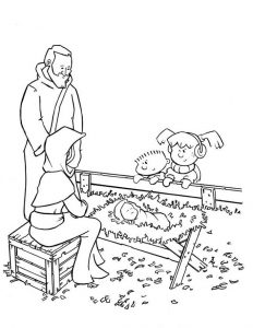 Free Printable Nativity Coloring Pages for Kids