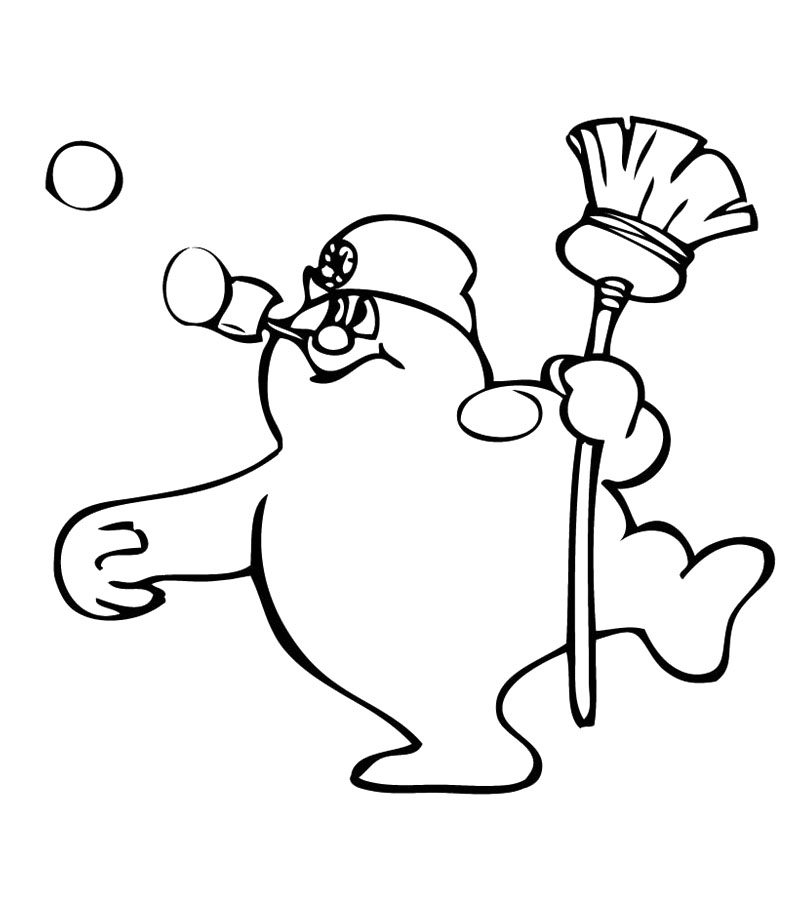 Free Printable Frosty the Snowman Coloring Pages - Best Coloring Pages