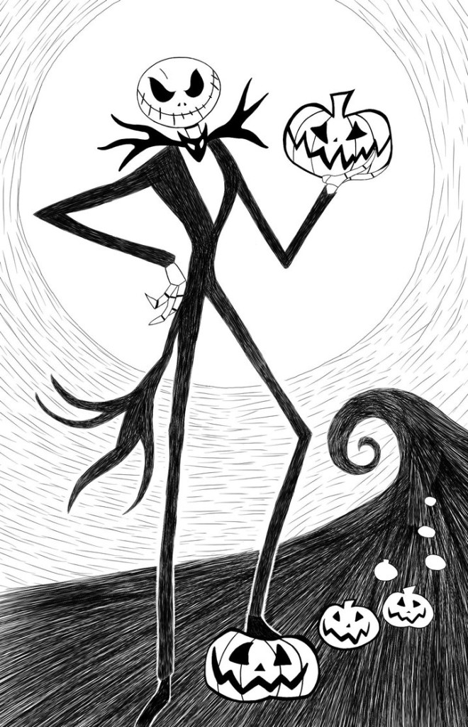 Free Printable Nightmare Before Christmas Coloring Pages Best Coloring Pages For Kids