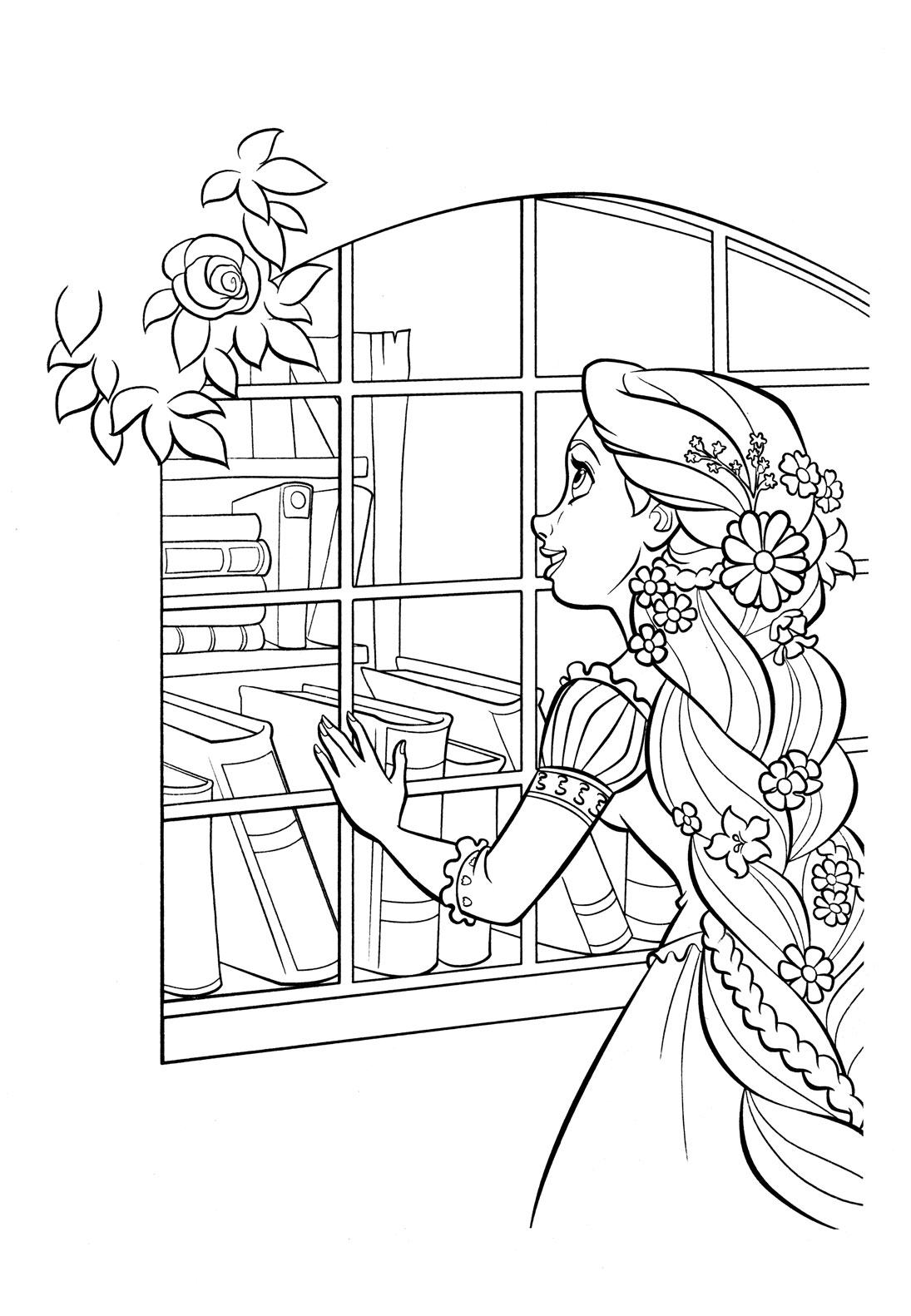 Rapunzel Coloring Pages Best Coloring Pages For Kids