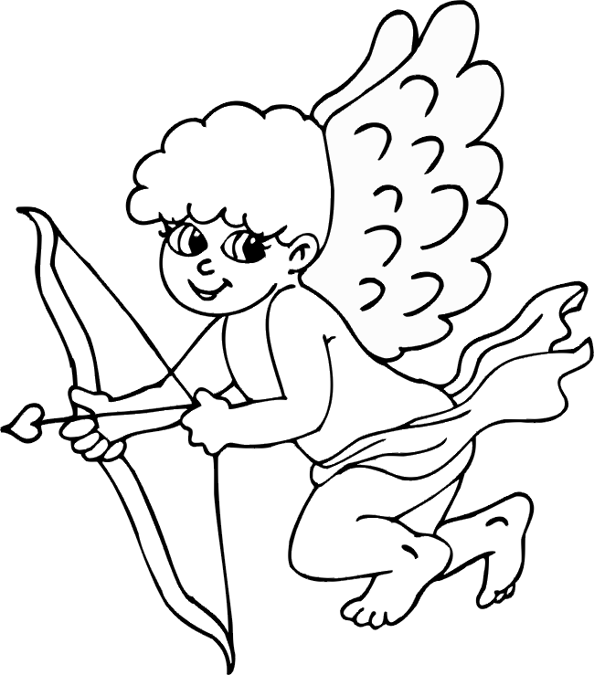 Cupid Coloring Pages Best Coloring Pages For Kids