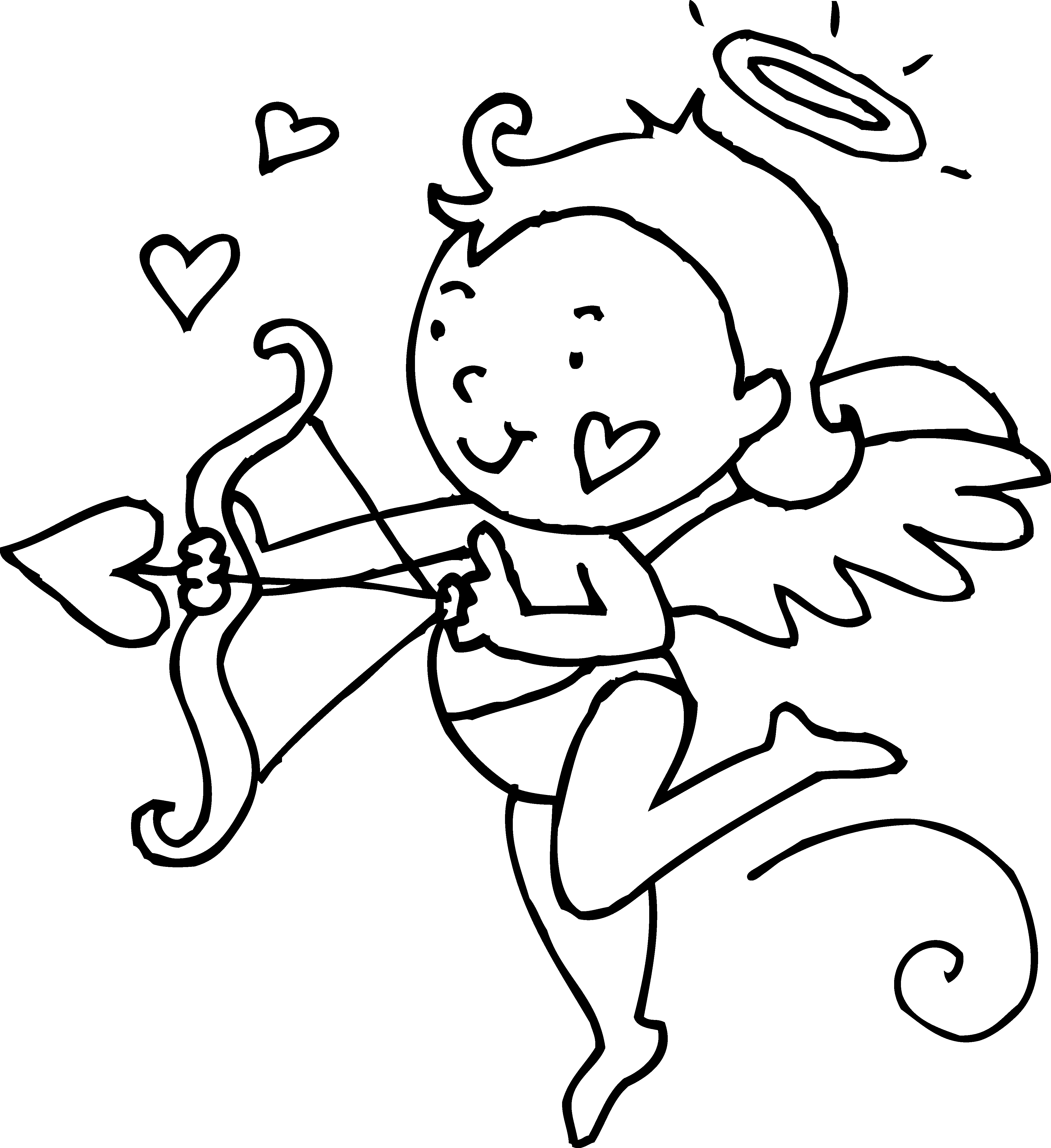 Cupid Coloring Pages - Best Coloring Pages For Kids