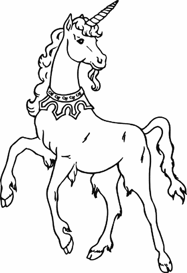 Fantasy Coloring Pages Unicorn