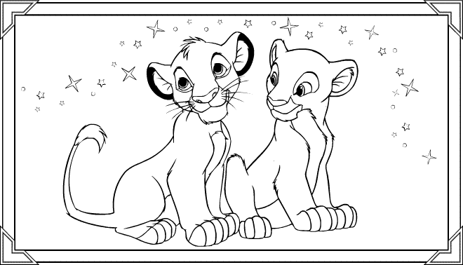 Free Lion King Coloring Printables