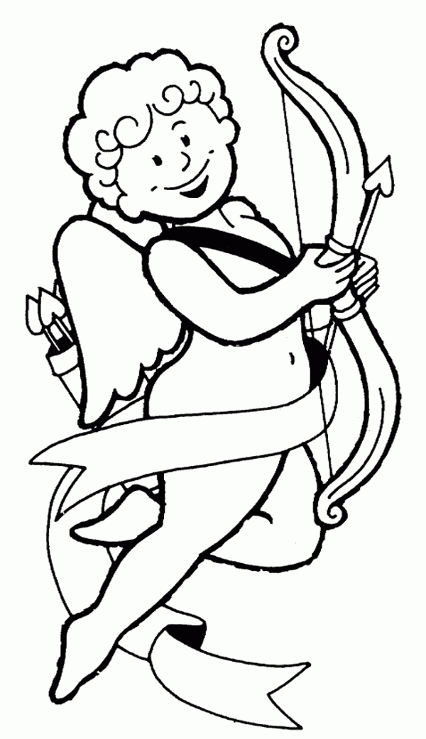 Cupid Coloring Pages - Best Coloring Pages For Kids