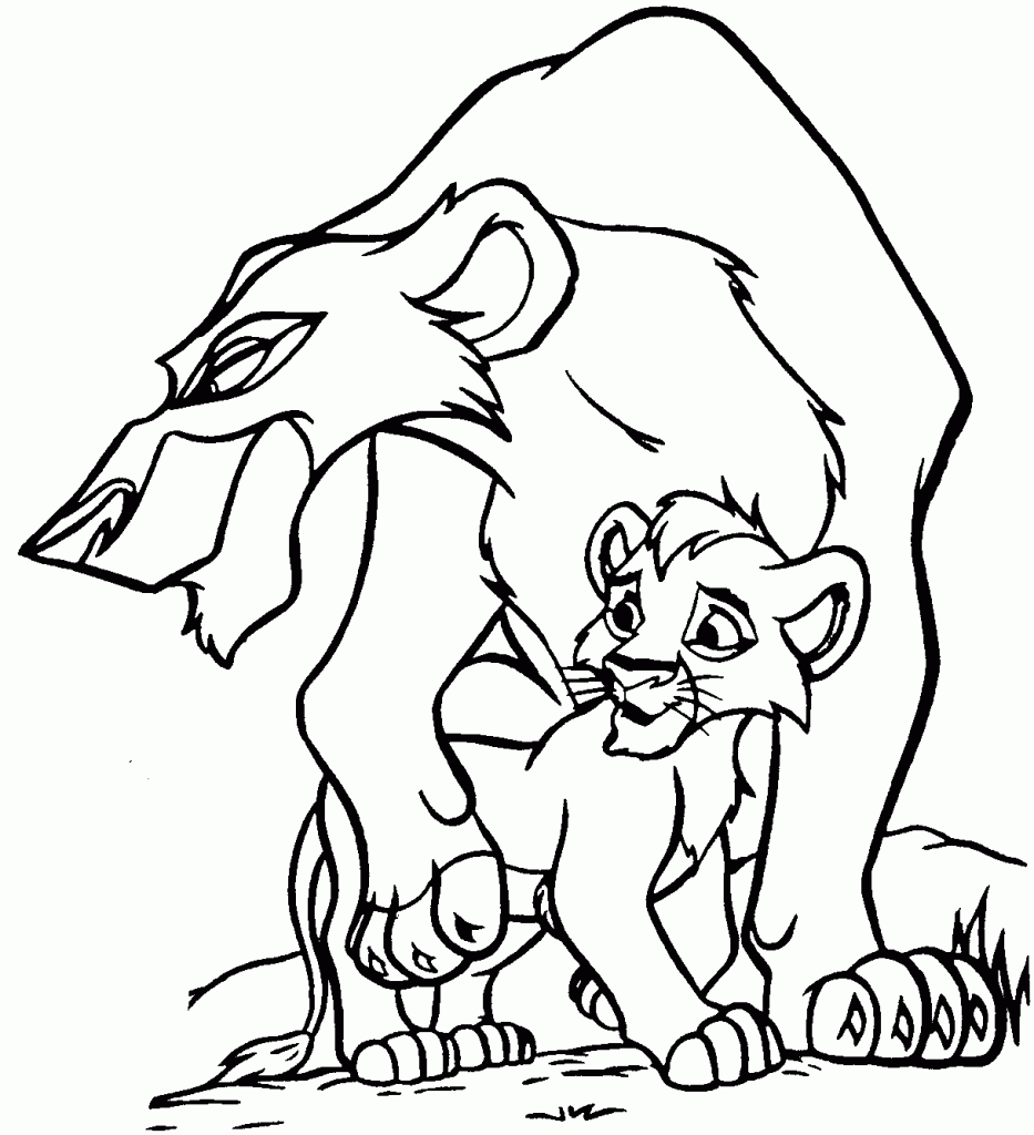 Lion King Coloring Pictures