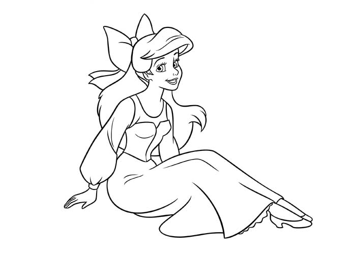 Little Mermaid Ariel Coloring Pages