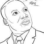 Martin Luther King Coloring page