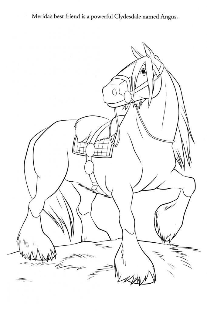 Brave Coloring Pages - Angus