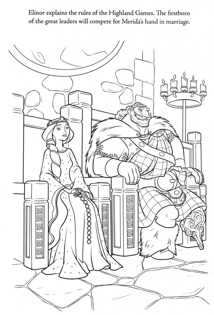 Brave Coloring Pages - Royalty