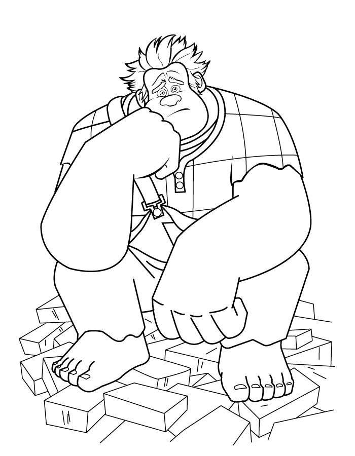 Wreck It Ralph Coloring Pages Best Coloring Pages For Kids