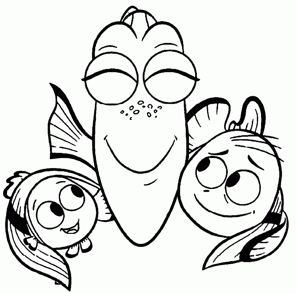 Dory Coloring Pages
