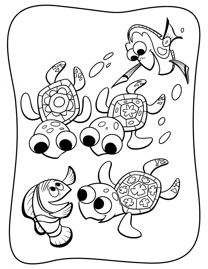 Download Dory Coloring Pages