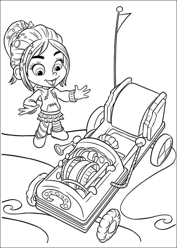 Download Free Wreck-it Ralph Coloring Pages
