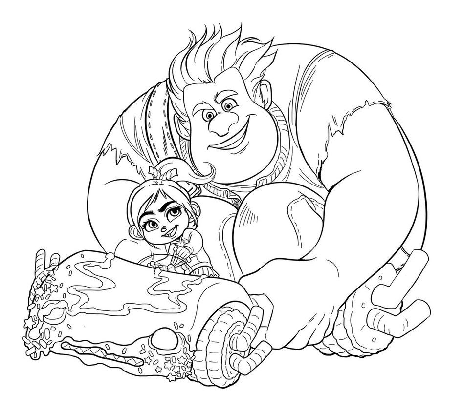 Wreck It Ralph Coloring Pages