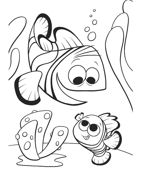 Free Dory Coloring Page