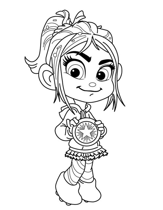 Free Downloadable Wreck-it Ralph Coloring Pages