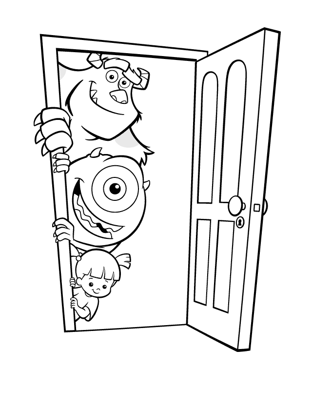 Monsters Inc Coloring Pages - Best Coloring Pages For Kids