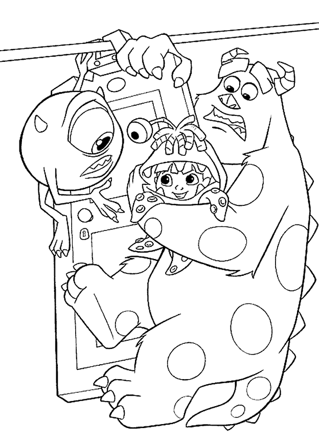 Sulley Monsters Inc Coloring Pages - Get Coloring Pages