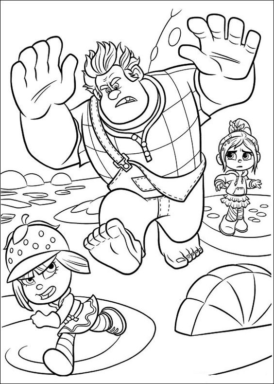 Wreck-it Ralph Coloring Pages - Best Coloring Pages For Kids