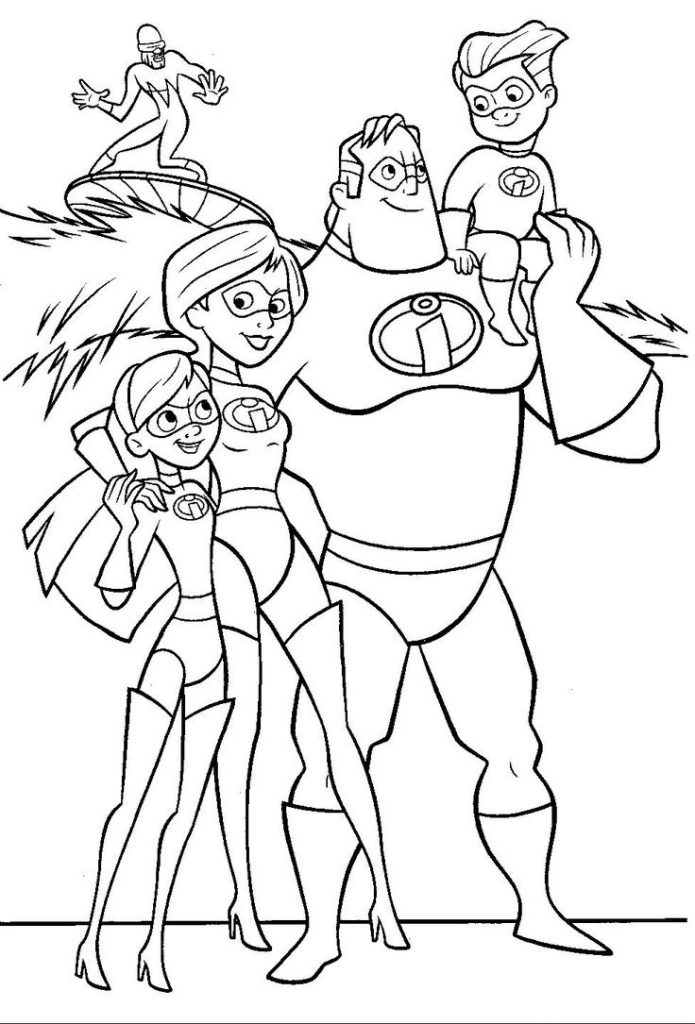Incredibles Coloring Pages Printable