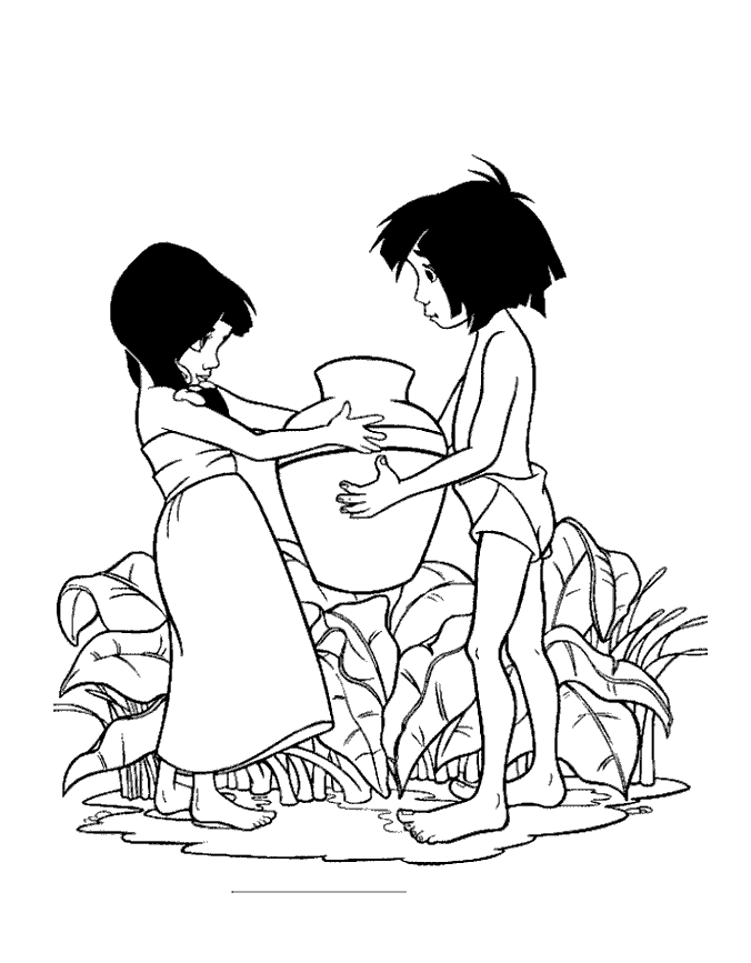 Jungle Book Coloring Page Printables