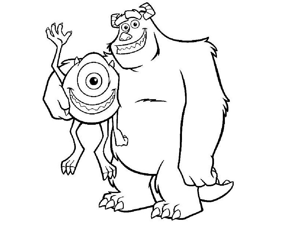 Monsters Inc Coloring Pages Best Coloring Pages For Kids