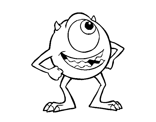 Transparent Sully Monsters Inc Png - Cute Black And White Monster