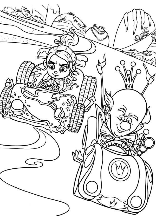 Print Free Wreck-it Ralph Coloring Pages