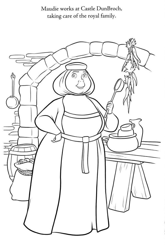 Printable Brave Coloring Pages