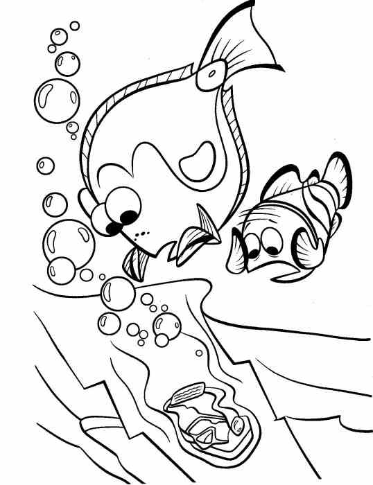 Printable Dory Coloring Page