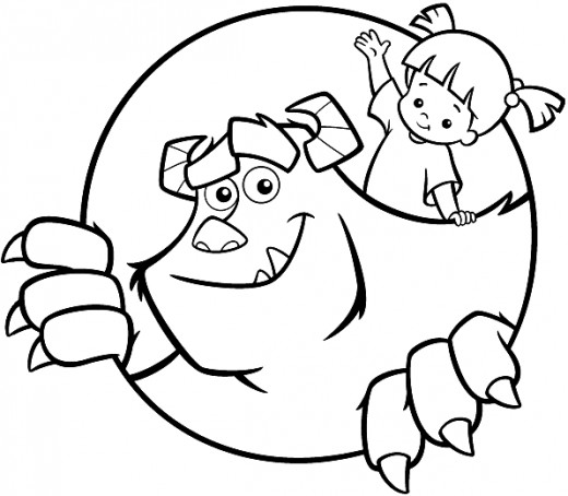 Coloring book Colouring Pages James P. Sullivan Monsters, Inc