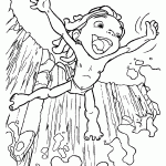 Printable Tarzan Coloring Page - Young Tarzan