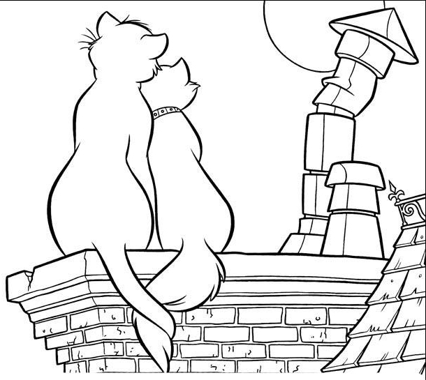 Aristocats Coloring Page Printables