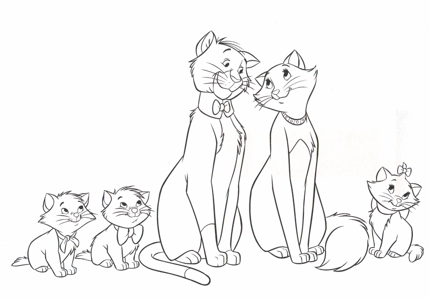 Aristocats Coloring Pages