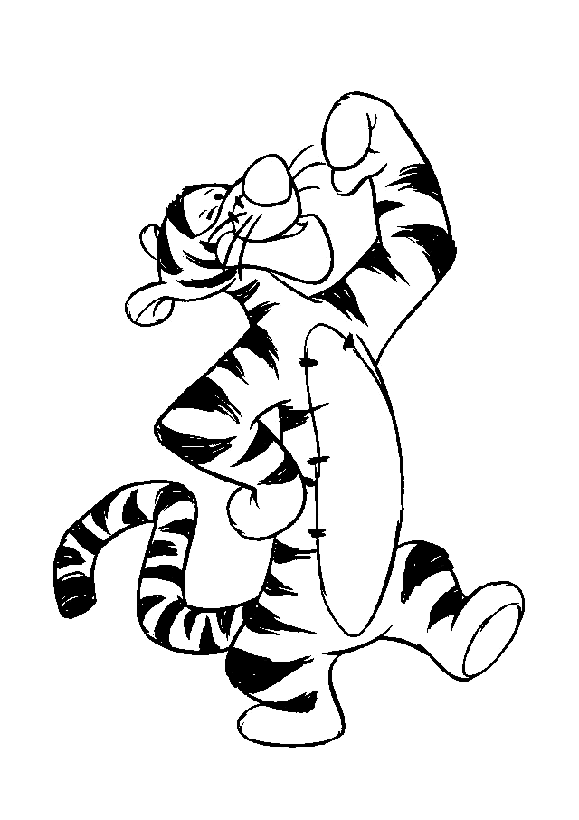 Download Tigger Coloring Pages